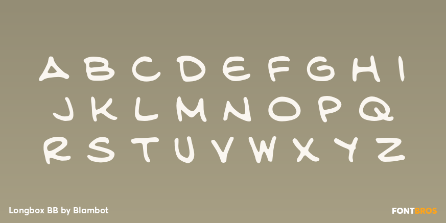 Longbox BB Font Poster #1