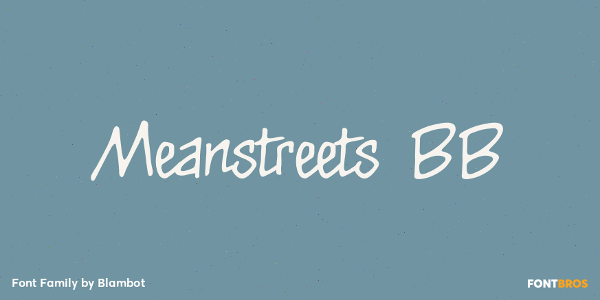 Meanstreets BB Poster