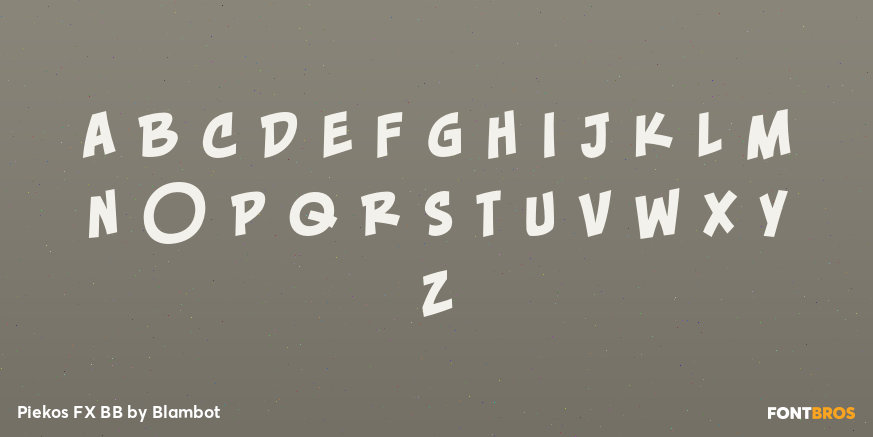 Piekos FX BB Font Poster #2