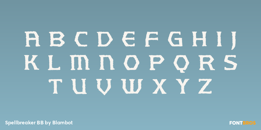 Spellbreaker BB Font Poster #1