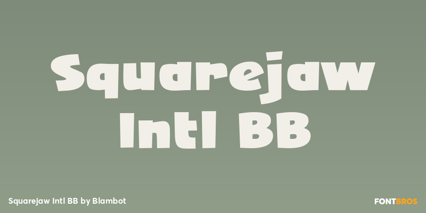Squarejaw Intl BB Poster