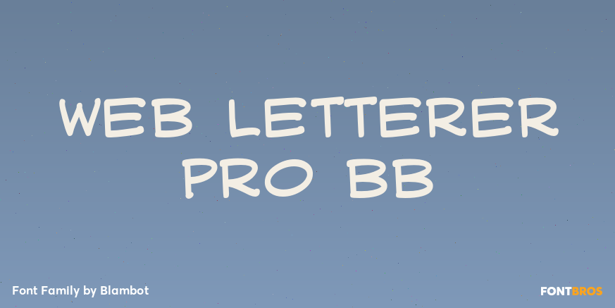 Web Letterer Pro BB Poster
