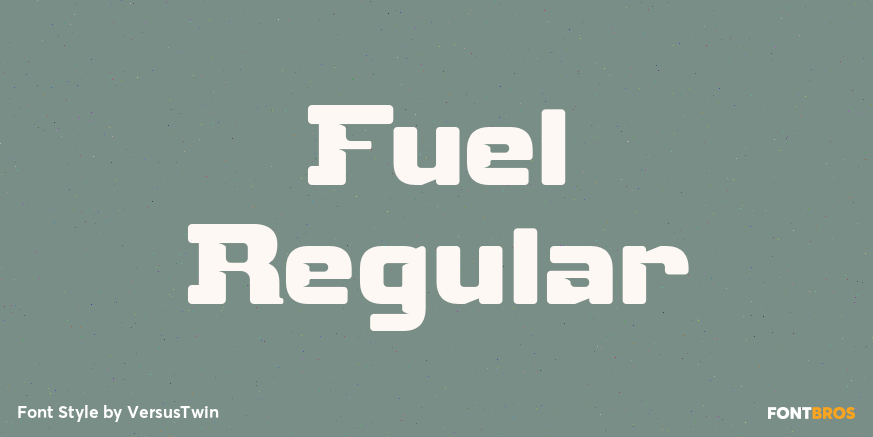 Fuel Regular Font Poster #1
