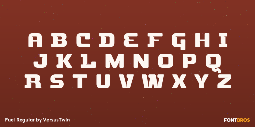 Fuel Regular Font Poster #2