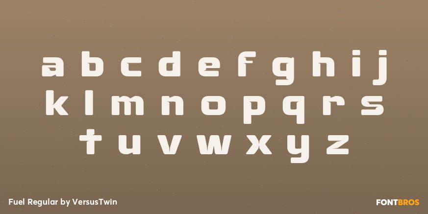 Fuel Regular Font Poster #3