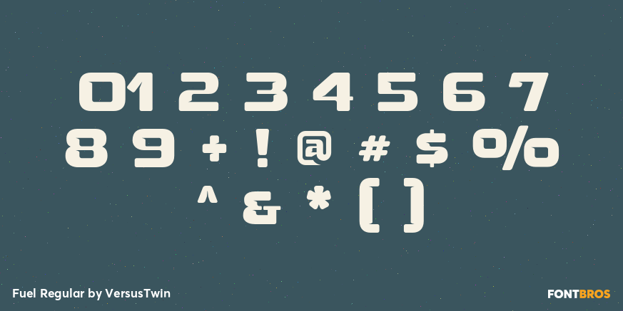 Fuel Regular Font Poster #4