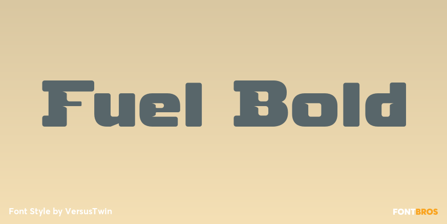 Fuel Bold Font Poster #1