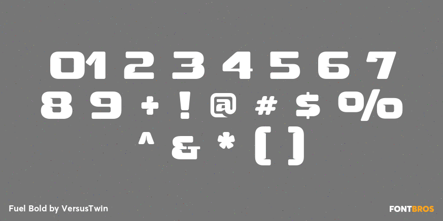 Fuel Bold Font Poster #4