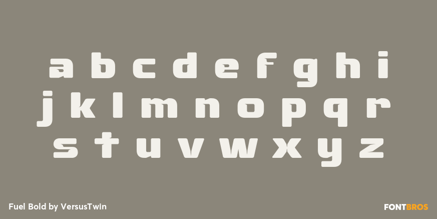 Fuel Bold Font Poster #1