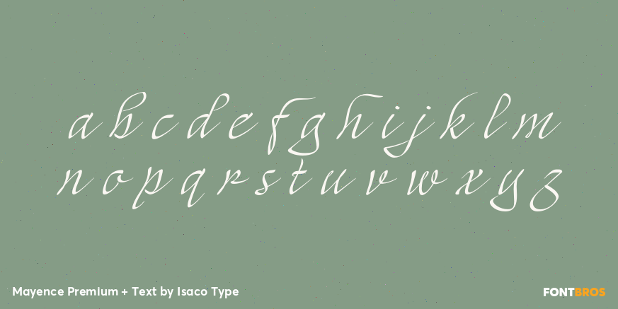 Mayence Premium + Text Font Poster #3