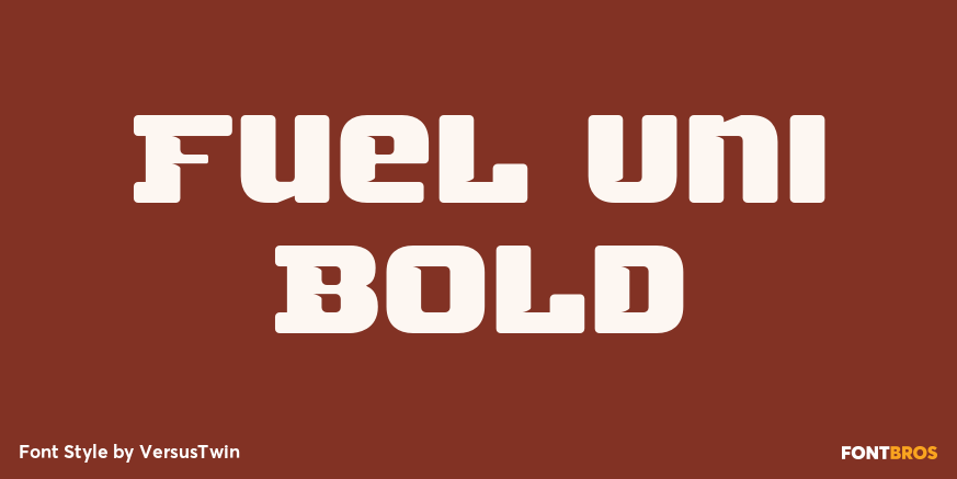 Fuel Uni Bold Font Poster #1