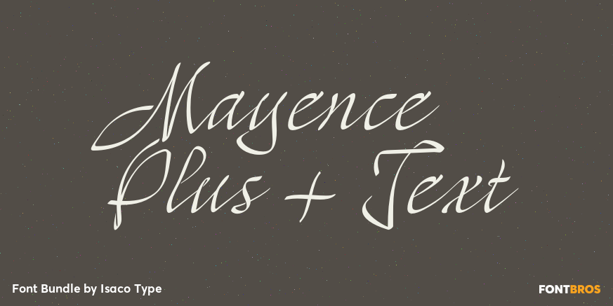 Mayence Plus + Text Poster