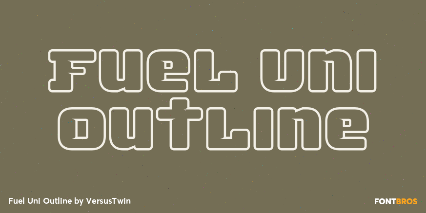 Fuel Uni Outline Poster
