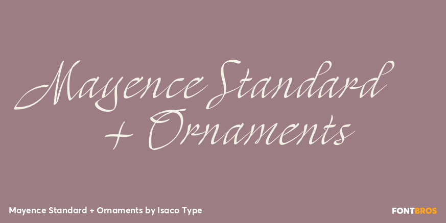 Mayence Standard + Ornaments Poster