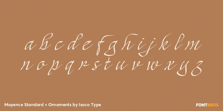 Mayence Standard + Ornaments Font Poster #3
