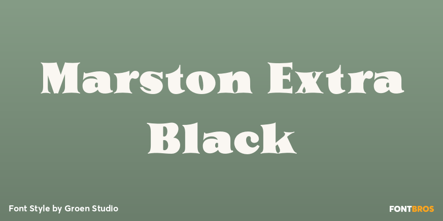 Marston Extra Black Poster