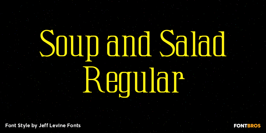 Soup and Salad Regular Poster