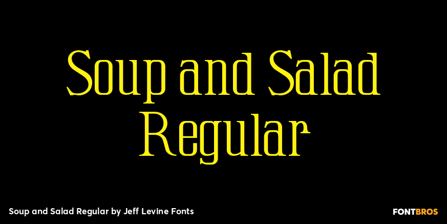 Soup and Salad Regular Poster