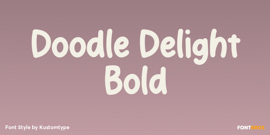 Doodle Delight Bold Poster