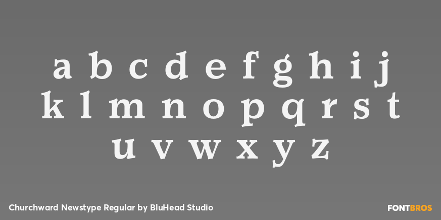 Churchward Newstype Regular Font Poster #3