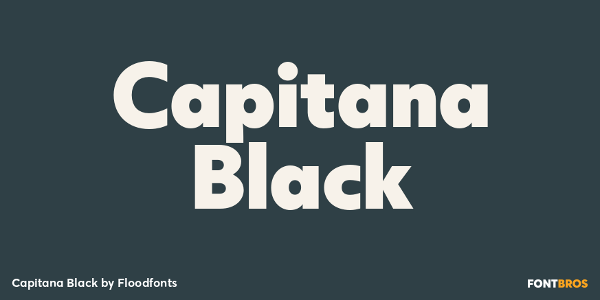 Capitana Black Poster