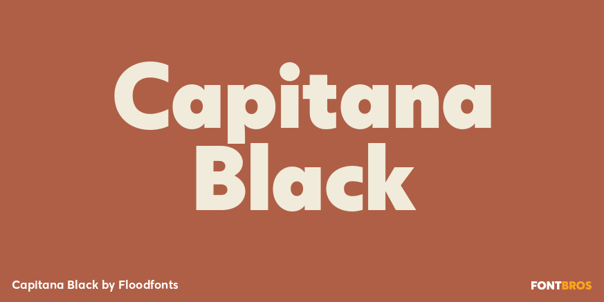 Capitana Black Poster