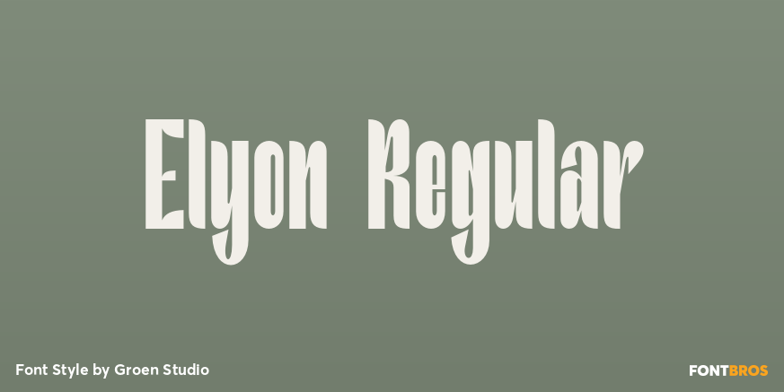 Elyon Regular Poster