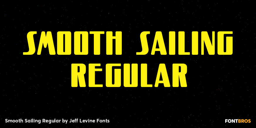 Smooth Sailing Regular Font Poster #1