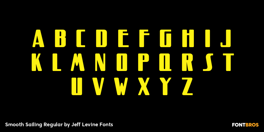 Smooth Sailing Regular Font Poster #2