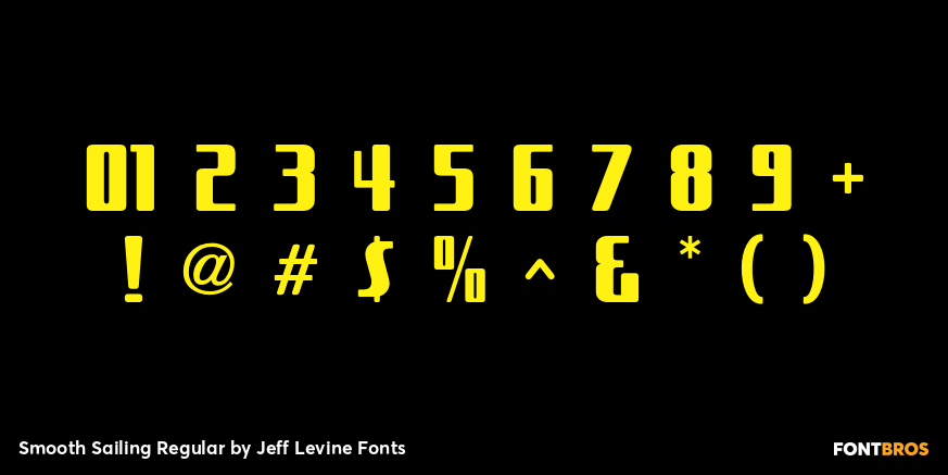 Smooth Sailing Regular Font Poster #4