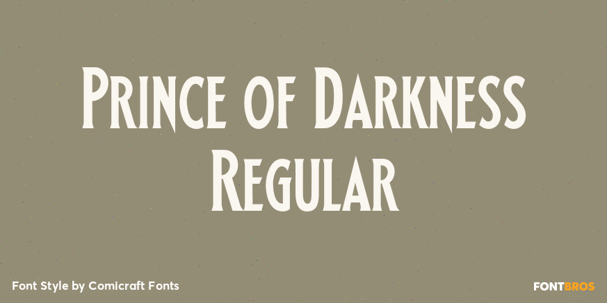 Prince of Darkness Regular Poster