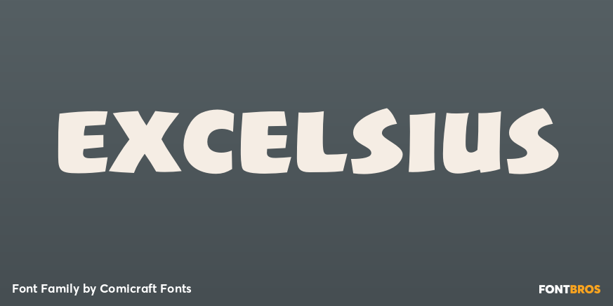 Excelsius Font Poster