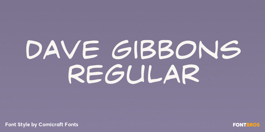 Dave Gibbons Regular Poster