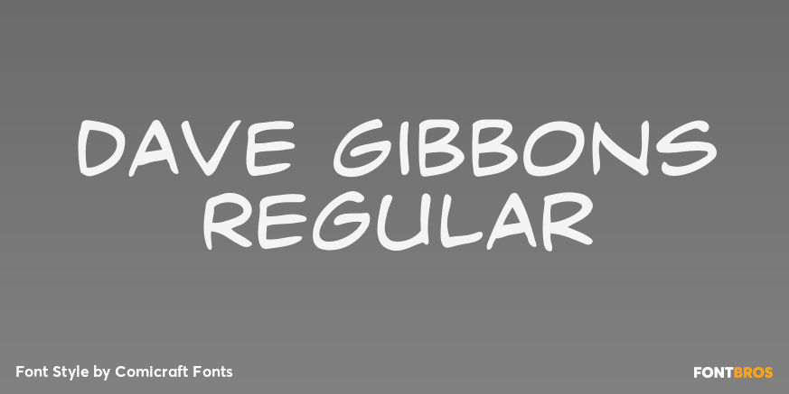 Dave Gibbons Regular Poster