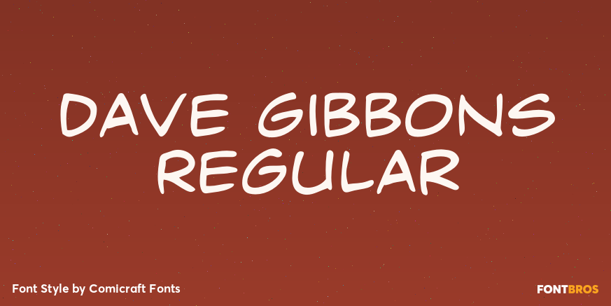 Dave Gibbons Regular Poster