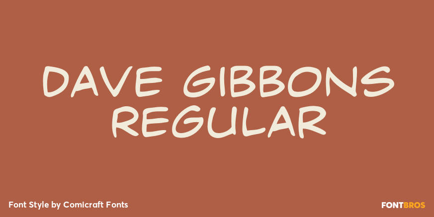 Dave Gibbons Regular Poster