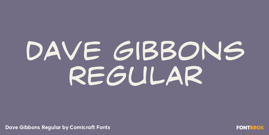 Dave Gibbons Regular Poster