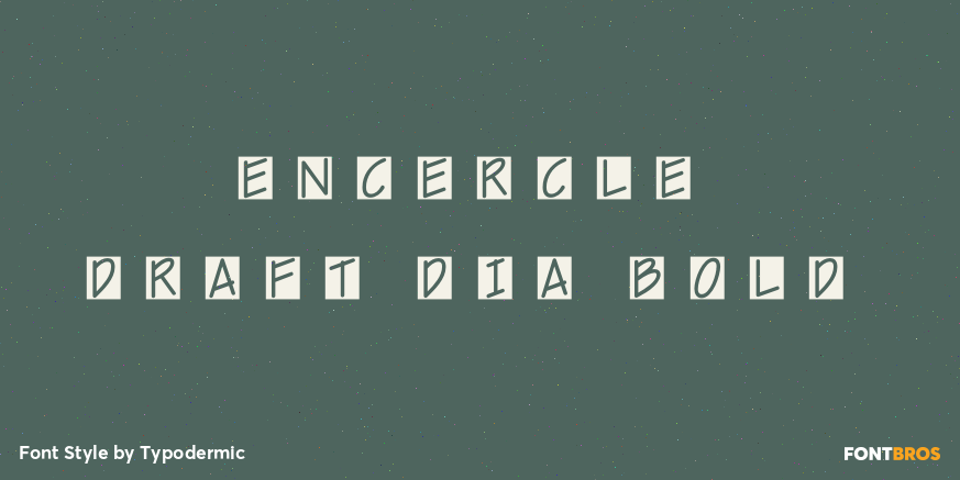 Encercle Draft DIA Bold Poster