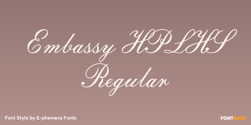 Embassy HPLHS Regular Poster