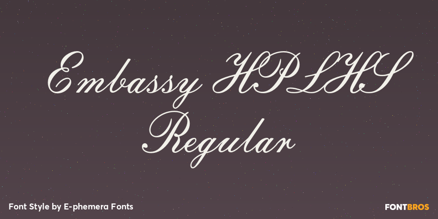 Embassy HPLHS Regular Poster