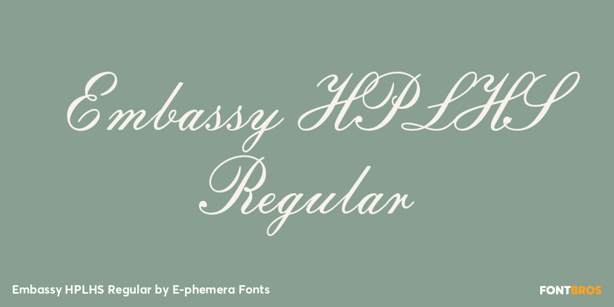 Embassy HPLHS Regular Poster