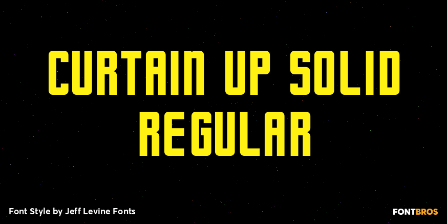 Curtain Up Solid Regular Poster