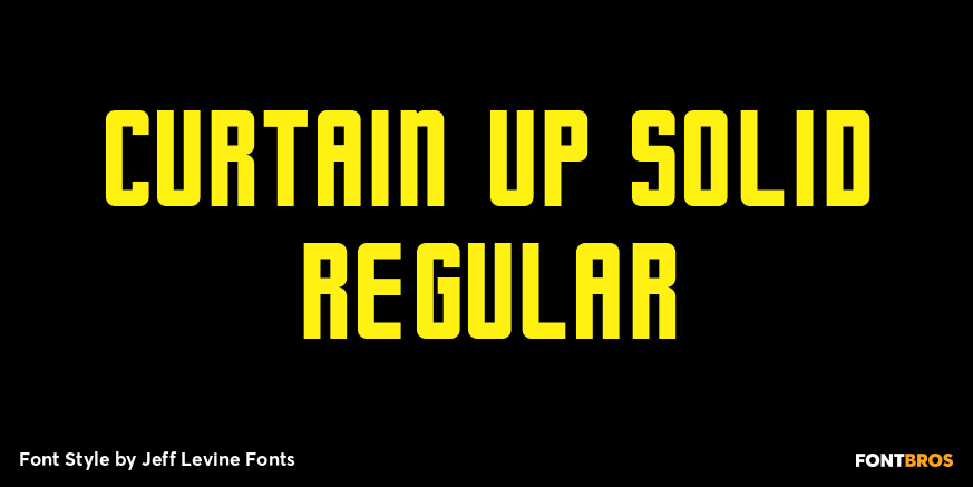 Curtain Up Solid Regular Poster