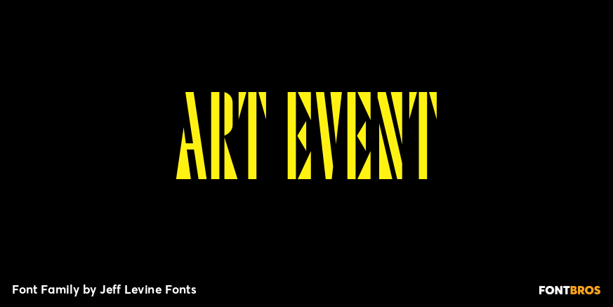 Art Event Font Poster #1