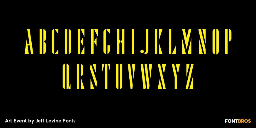 Art Event Font Poster #1