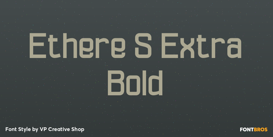Ethere S Extra Bold Font Poster #1