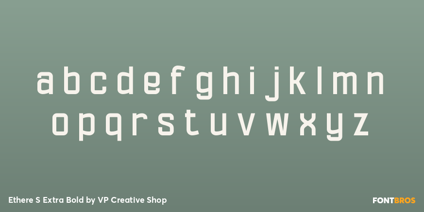 Ethere S Extra Bold Font Poster #3