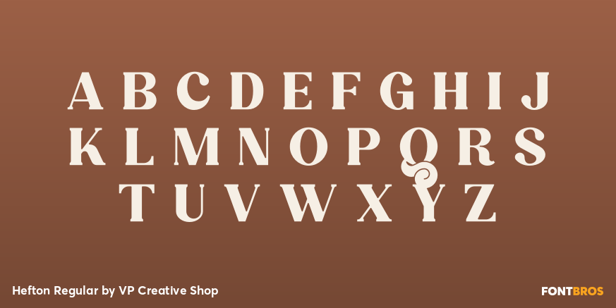 Hefton Regular Font Poster #2