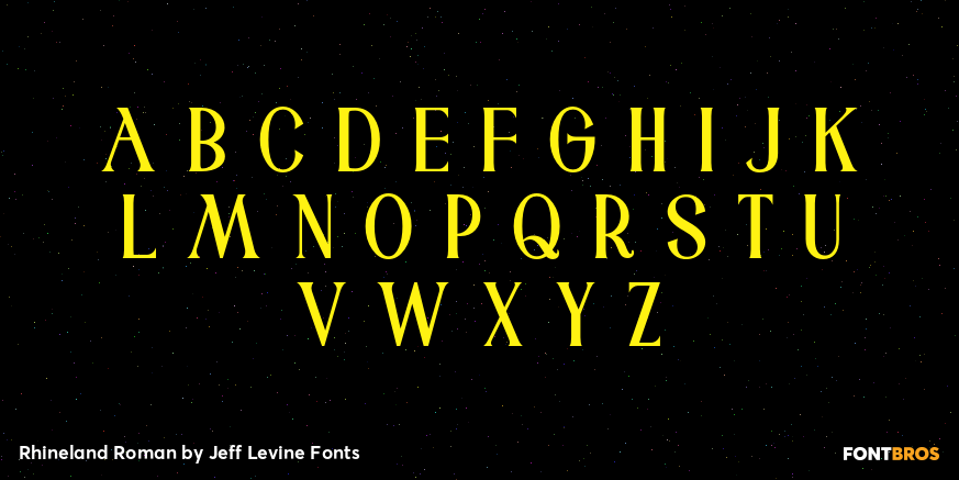 Rhineland Roman Font Poster #2