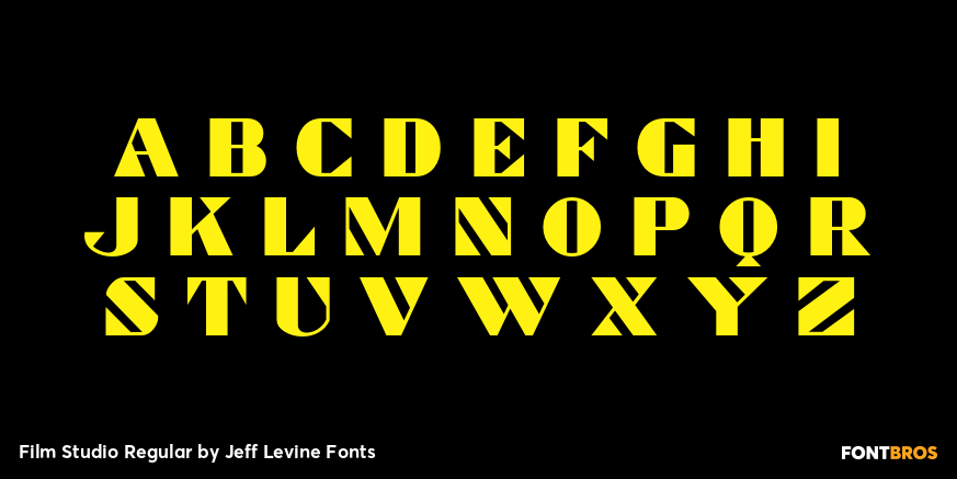 Film Studio Regular Font Poster #3